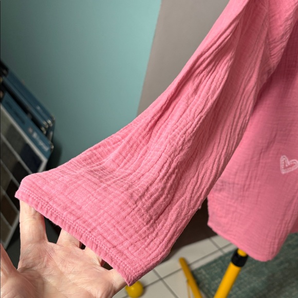 Coldwater Creek  tunic  long sleeve 
Valentine’s Day top Pink Heart Embroidered - Picture 10 of 15